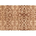 thumbnail image 1 of Ahgly Company Indoor Rectangle Abstract Orange Modern Area Rugs, 7' x 10', 1 of 4