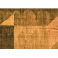 thumbnail image 1 of Ahgly Company Indoor Rectangle Abstract Orange Modern Area Rugs, 8' x 10', 1 of 4