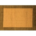 thumbnail image 1 of Ahgly Company Indoor Rectangle Abstract Orange Modern Area Rugs, 8' x 10', 1 of 4