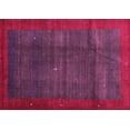 thumbnail image 1 of Ahgly Company Indoor Rectangle Abstract Pink Contemporary Area Rugs, 2' x 3', 1 of 4