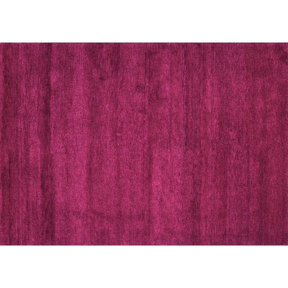 Ahgly Company Indoor Rectangle Abstract Pink Contemporary Area Rugs, 5' x 7'