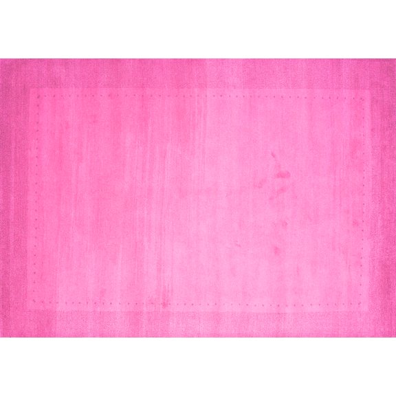 Ahgly Company Indoor Rectangle Abstract Pink Contemporary Area Rugs, 5' x 8'