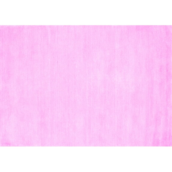 Ahgly Company Indoor Rectangle Abstract Pink Contemporary Area Rugs, 8' x 10'