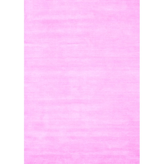 Ahgly Company Indoor Rectangle Abstract Pink Contemporary Area Rugs, 8' x 12'