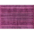 thumbnail image 1 of Ahgly Company Indoor Rectangle Abstract Pink Modern Area Rugs, 2' x 4', 1 of 4