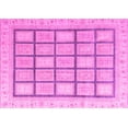 thumbnail image 1 of Ahgly Company Indoor Rectangle Abstract Pink Modern Area Rugs, 2' x 5', 1 of 4