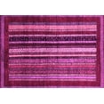 thumbnail image 1 of Ahgly Company Indoor Rectangle Abstract Pink Modern Area Rugs, 2' x 5', 1 of 4