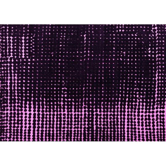 Ahgly Company Indoor Rectangle Abstract Pink Modern Area Rugs, 5' x 7'