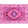 thumbnail image 1 of Ahgly Company Indoor Rectangle Abstract Pink Modern Area Rugs, 7' x 10', 1 of 4
