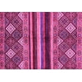 thumbnail image 1 of Ahgly Company Indoor Rectangle Abstract Pink Modern Area Rugs, 8' x 10', 1 of 4