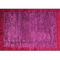 thumbnail image 1 of Ahgly Company Indoor Rectangle Abstract Pink Modern Area Rugs, 8' x 12', 1 of 4