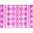 thumbnail image 1 of Ahgly Company Indoor Rectangle Abstract Pink Modern Area Rugs, 8' x 12', 1 of 4