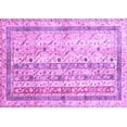 thumbnail image 1 of Ahgly Company Indoor Rectangle Abstract Purple Contemporary Area Rugs, 4' x 6', 1 of 4