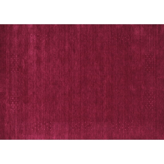 Ahgly Company Indoor Rectangle Abstract Purple Contemporary Area Rugs, 7' x 9'