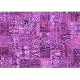 thumbnail image 1 of Ahgly Company Indoor Rectangle Abstract Purple Contemporary Area Rugs, 8' x 12', 1 of 4