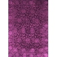 thumbnail image 1 of Ahgly Company Indoor Rectangle Abstract Purple Modern Area Rugs, 2' x 3', 1 of 4