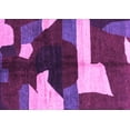thumbnail image 1 of Ahgly Company Indoor Rectangle Abstract Purple Modern Area Rugs, 3' x 5', 1 of 4