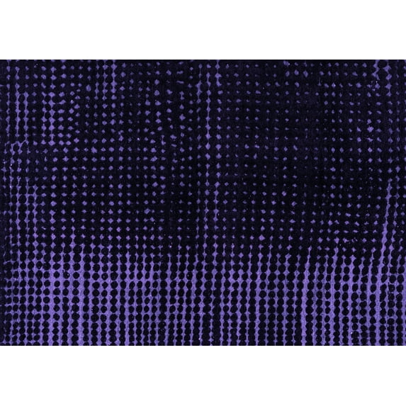 Ahgly Company Indoor Rectangle Abstract Purple Modern Area Rugs, 5' x 8'