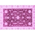 thumbnail image 1 of Ahgly Company Indoor Rectangle Abstract Purple Modern Area Rugs, 6' x 9', 1 of 4