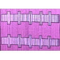 thumbnail image 1 of Ahgly Company Indoor Rectangle Abstract Purple Modern Area Rugs, 7' x 10', 1 of 4