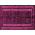 thumbnail image 1 of Ahgly Company Indoor Rectangle Abstract Purple Modern Area Rugs, 7' x 10', 1 of 4