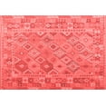 thumbnail image 1 of Ahgly Company Indoor Rectangle Abstract Red Contemporary Area Rugs, 3' x 5', 1 of 4