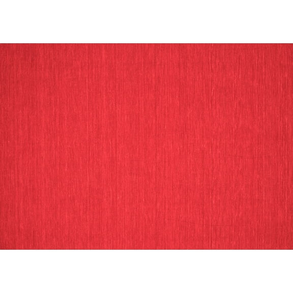 Ahgly Company Indoor Rectangle Abstract Red Contemporary Area Rugs, 5' x 7'