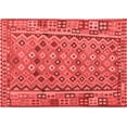 thumbnail image 1 of Ahgly Company Indoor Rectangle Abstract Red Contemporary Area Rugs, 6' x 9', 1 of 4