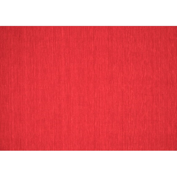 Ahgly Company Indoor Rectangle Abstract Red Contemporary Area Rugs, 6' x 9'