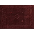 thumbnail image 1 of Ahgly Company Indoor Rectangle Abstract Red Contemporary Area Rugs, 6' x 9', 1 of 4