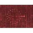thumbnail image 1 of Ahgly Company Indoor Rectangle Abstract Red Contemporary Area Rugs, 7' x 9', 1 of 4