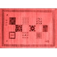 thumbnail image 1 of Ahgly Company Indoor Rectangle Abstract Red Contemporary Area Rugs, 8' x 10', 1 of 4