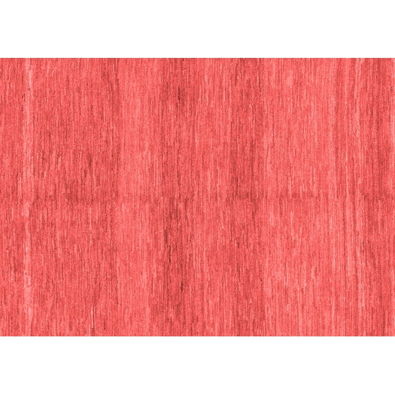 Ahgly Company Indoor Rectangle Abstract Red Modern Area Rugs, 7' x 10'