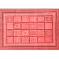 thumbnail image 1 of Ahgly Company Indoor Rectangle Abstract Red Modern Area Rugs, 8' x 10', 1 of 4