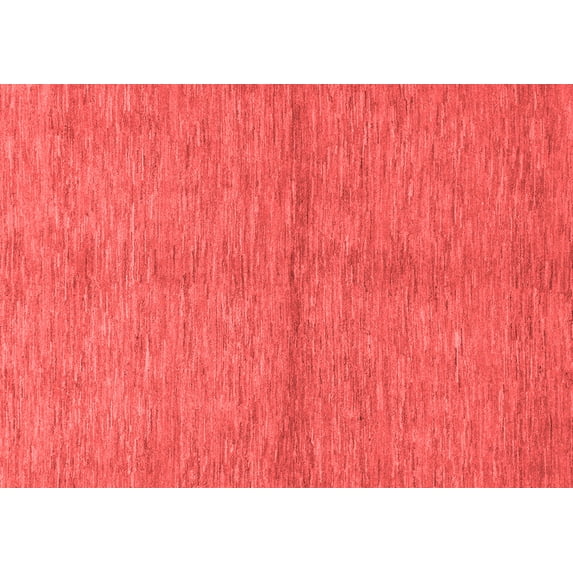 Ahgly Company Indoor Rectangle Abstract Red Modern Area Rugs, 8' x 10'