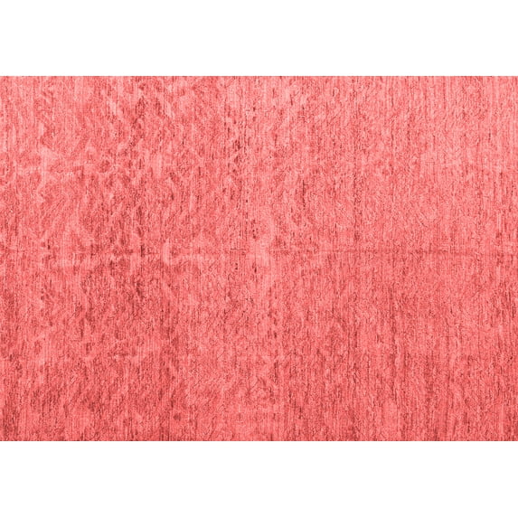 Ahgly Company Indoor Rectangle Abstract Red Modern Area Rugs, 8' x 12'