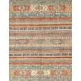 thumbnail image 1 of Ahgly Company Indoor Rectangle Abstract Rust Pink Area Rugs, 2' x 5', 1 of 2