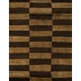 thumbnail image 1 of Ahgly Company Indoor Rectangle Abstract Saddle Brown Area Rugs, 4' x 6', 1 of 2
