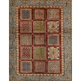 thumbnail image 1 of Ahgly Company Indoor Rectangle Abstract Saffron Red Abstract Area Rugs, 4' x 6', 1 of 6