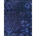 thumbnail image 1 of Ahgly Company Indoor Rectangle Abstract Sapphire Blue Area Rugs, 2' x 3', 1 of 6