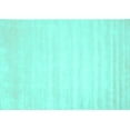 thumbnail image 1 of Ahgly Company Indoor Rectangle Abstract Turquoise Blue Contemporary Area Rugs, 2' x 3', 1 of 4