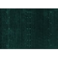thumbnail image 1 of Ahgly Company Indoor Rectangle Abstract Turquoise Blue Contemporary Area Rugs, 2' x 4', 1 of 4