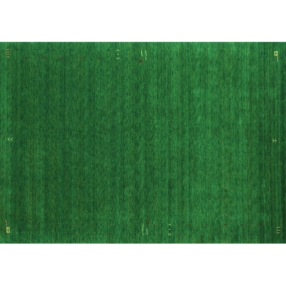 Ahgly Company Indoor Rectangle Abstract Turquoise Blue Contemporary Area Rugs, 3' x 5'