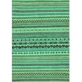 thumbnail image 1 of Ahgly Company Indoor Rectangle Abstract Turquoise Blue Modern Area Rugs, 2' x 5', 1 of 4