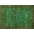 thumbnail image 1 of Ahgly Company Indoor Rectangle Abstract Turquoise Blue Modern Area Rugs, 5' x 7', 1 of 4