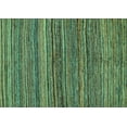 thumbnail image 1 of Ahgly Company Indoor Rectangle Abstract Turquoise Blue Modern Area Rugs, 5' x 7', 1 of 4