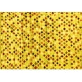 thumbnail image 1 of Ahgly Company Indoor Rectangle Abstract Yellow Contemporary Area Rugs, 2' x 5', 1 of 4