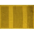 thumbnail image 1 of Ahgly Company Indoor Rectangle Abstract Yellow Modern Area Rugs, 2' x 5', 1 of 4