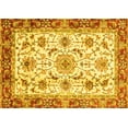 thumbnail image 1 of Ahgly Company Indoor Rectangle Abstract Yellow Modern Area Rugs, 5' x 7', 1 of 4