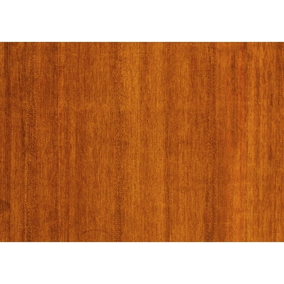 Ahgly Company Indoor Rectangle Abstract Yellow Modern Area Rugs, 5' x 7'